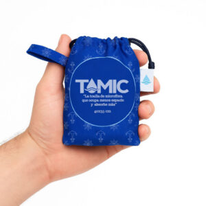 Toalla De Microfibra 40x35cm-Azul Oscuro