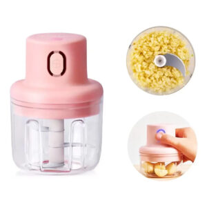 Mini Picador De Ajo Recargable Procesado