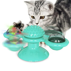 Juguete Giratorio Interactivo Para Gatos