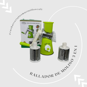 RALLADOR DE MOLINO 3 EN 1