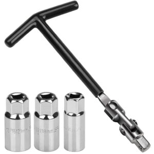 Llave En T Saca Bujias 3/8 y Copas