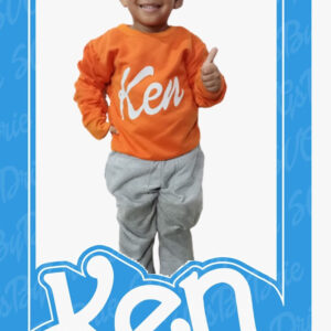 KEN YOGGER GRIS BUSO NARANJA