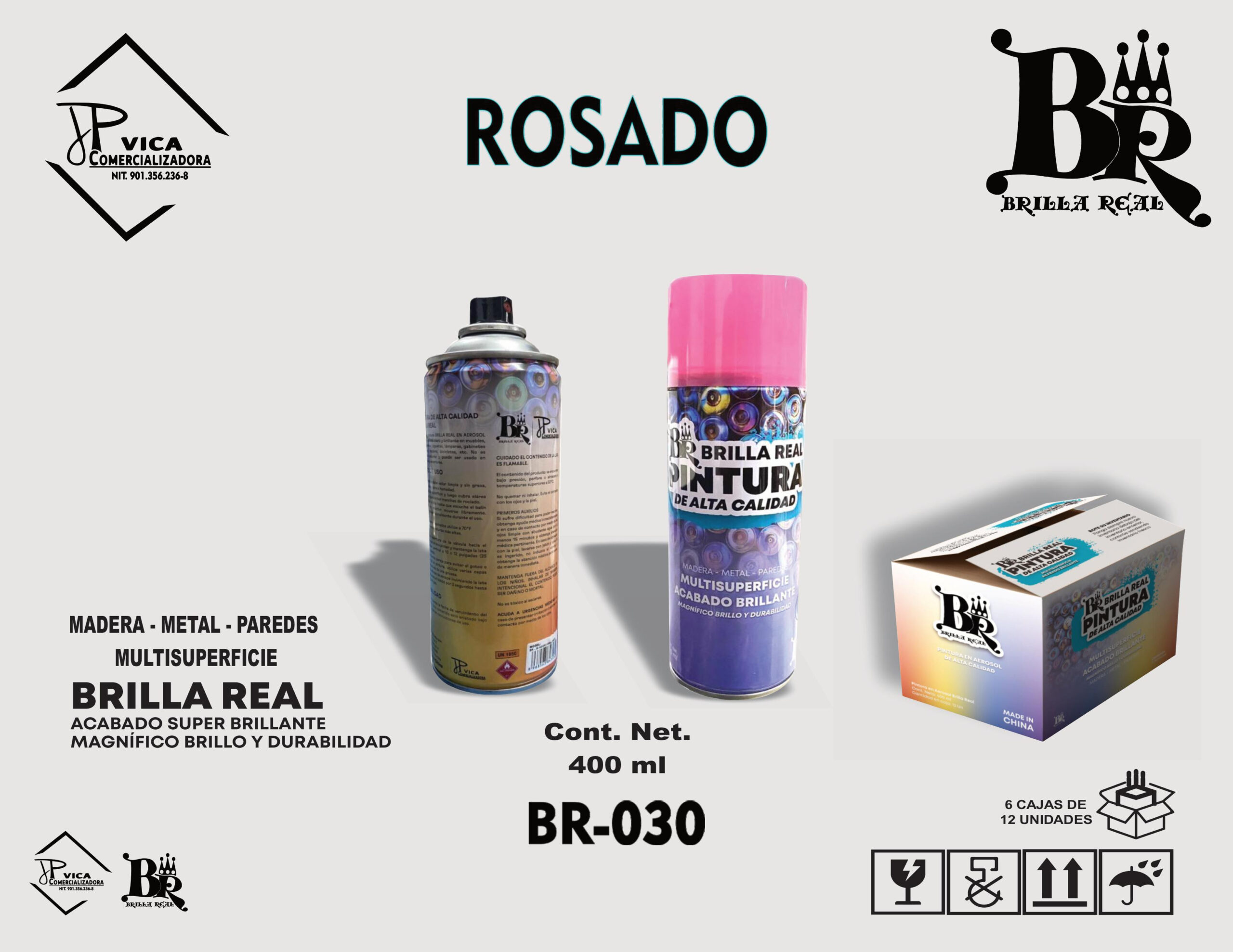 AEROSOL ROSADO 400 ML