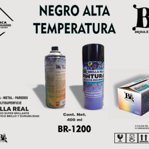 AEROSOL NEGRO ALTA TEMPERATURA 400 ML