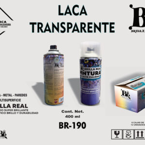 LACA TRANSPARENTE 400 ML