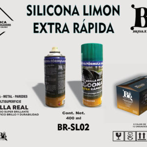 SILICONA EN AEROSO CON AROMA A LIMON