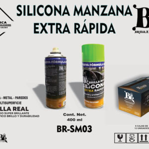 SILICONA EN AEROSOL CON AROMA A MANZANA