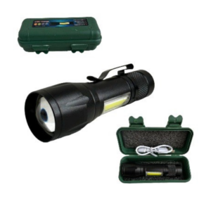 LINTERNA MINI RECARGABLE CON ESTUCHE