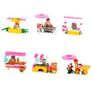 Figura Armable Plaza Comida Snack Muñeca