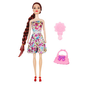 Muñeca Princesa Vestido Flowers Juguete