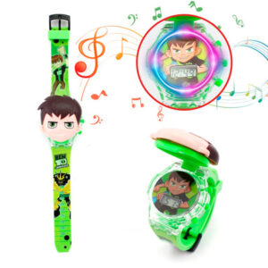 Reloj Niños Digital Luces Sonido Tapa Be