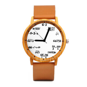 Reloj Matematico Formula Blanco Tono Mad