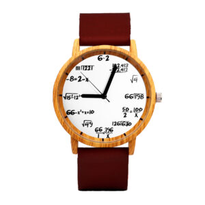 Reloj Matematico Formula Negro Tono Made