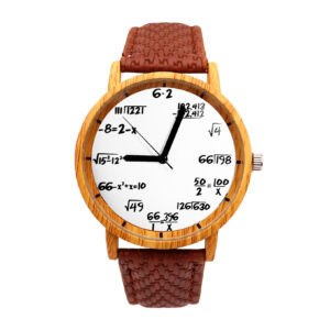 Reloj Matematico Formula Negro Tono Made