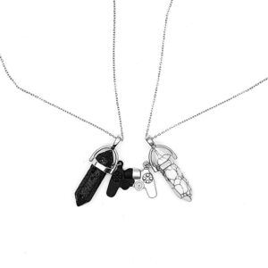 Collar Cuarzo Lechoso - Volcanico Pareja