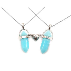 Collar Cuarzo Luminoso Mediano Pareja Co