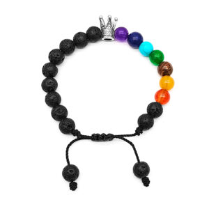 Pulsera 7 Chakras Cuarzos King Or Queen
