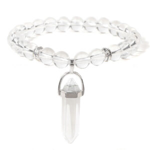 Pulsera Cuarzo Pendulo Cristal Protecciò