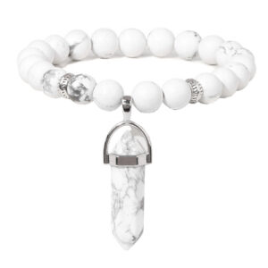 Pulsera Cuarzo Pendulo Cuarzo Blanco