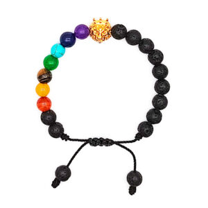 Pulsera 7 Chakras Cuarzos Leòn Alfa