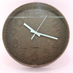 RELOJ DE PARED REDONDO CAFE/BEIGE PEKAS
