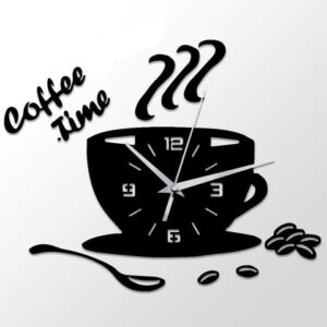 Reloj de Pared Coffe 3D