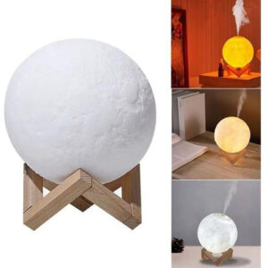 Humidificador Luna Lampara Difusor 3D