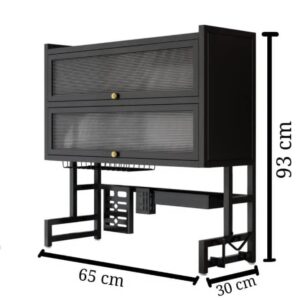 Escurridor Platos DOBLE CAJONERA 65 cm