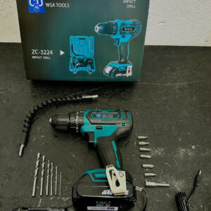 Taladro 24V Mandril 1/2 con Accesorios-
