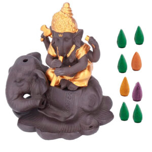 Elefante Ganesha Quemador Incienso 0333