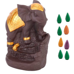 Elefante Ganesha Quemador Incienso 0336