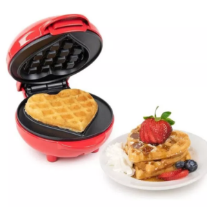 Mini Waflera Eléctrica Corazón