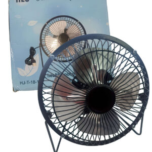 Ventilador Mesa 6” Metálico Negro (4760)