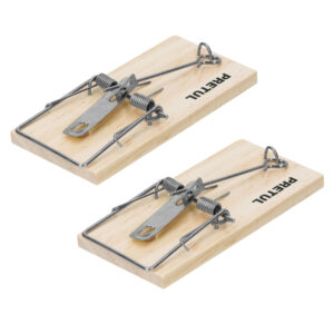 Trampas Para Ratones En Madera De 10 Cm