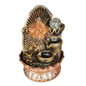 Fuente De Agua Shiva Y Parvati Auro 0361