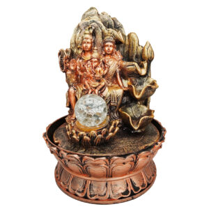 Fuente De Agua Shiva Y Parvati Gane 0346