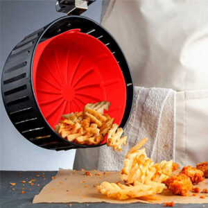 Molde de Silicona Redondo Para Air Fryer