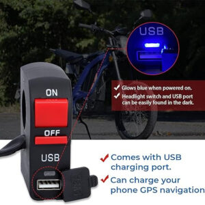 CARGADOR UNIVERSAL PARA MOTO USB