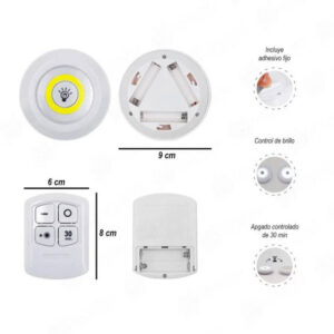 LAMPARA LUZ LED X3