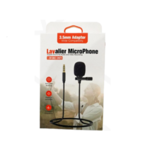 MICRÓFONO DE SOLAPA LAVALIER DE 3.5 AUX