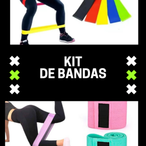 KIT BANDAS ELASTICAS Y TELA