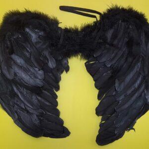 Alas de ángel pequeñas NEGRAS