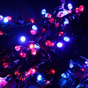 Extensión de luces x 100 Bombillos Rojo