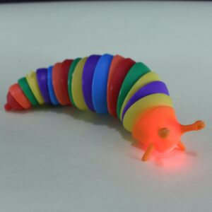 Pop tube en forma de gusano