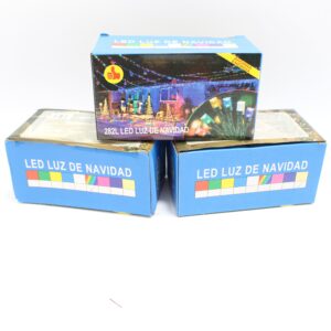 LUZ LED NAVIDEÑA X 282 BOBILLOS CON CON