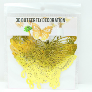 Mariposas decorativas x12 huecas