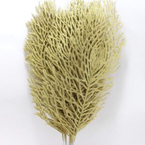 Pin Dorado flor navideña hoja espiga x1