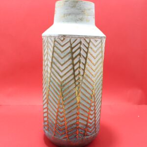 Jarron decorativo de metal 37cm