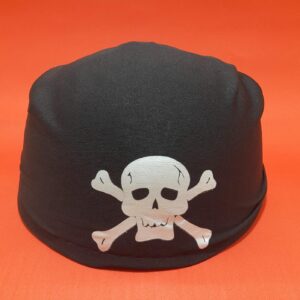 GORRO HALLOWEN PIRATA ESTILO BOINA
