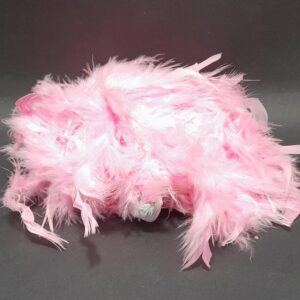 BUFANDA DE PLUMAS BOA ROSADA